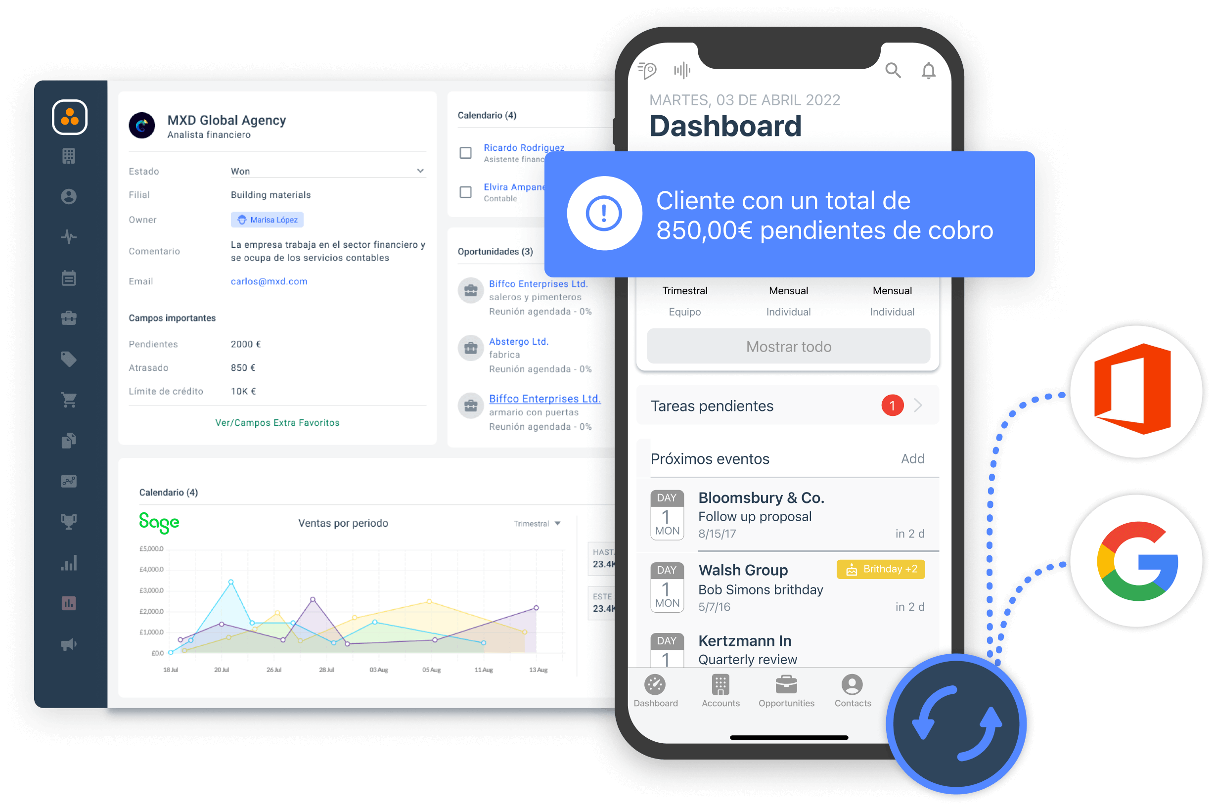 ForceManager y sage 50